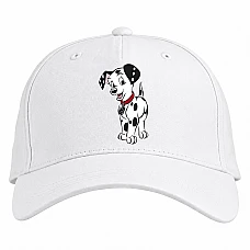 Baseball cap with Print 101 Puppy Dalmatians Domino - white