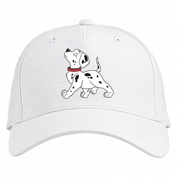 Baseball cap with Print 101 Dalmatians Proud Puppy - white