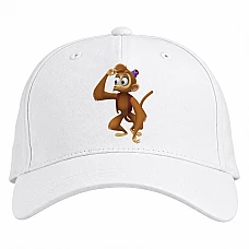 Baseball cap with Print Aladdin Abu - white
