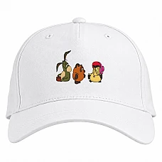 Baseball cap with Print Winnie The Pooh Main Characters - white