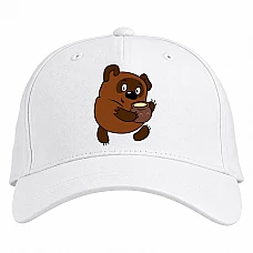 Baseball cap with Print Winnie The Pooh And The Honey Bochenko - white
