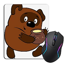 Mouse pad with print Winnie The Pooh And The Honey Bochenko