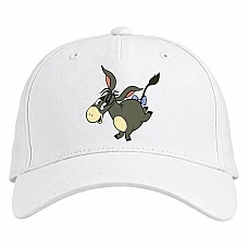 Baseball cap with Print Winnie The Pooh Eeyore - white