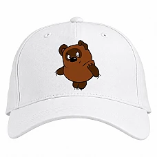 Baseball cap with Print Winnie The Pooh Medvezhenok - white