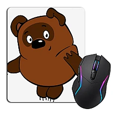 Mouse pad with print Winnie The Pooh Medvezhenok
