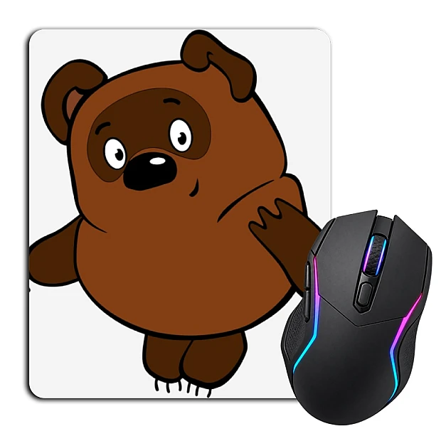 Mouse pad with print Winnie The Pooh Medvezhenok