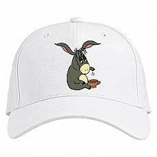 Baseball cap with Print Winnie The Pooh And Donkey Mug Tea - white