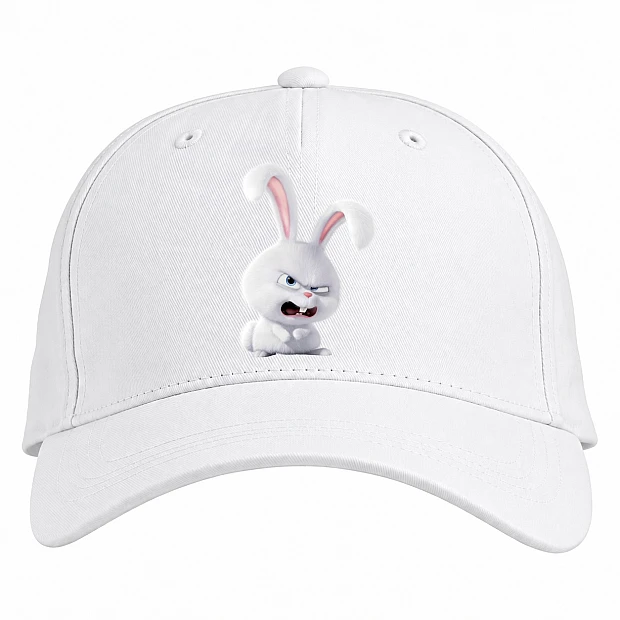 Baseball cap with Print The Secret Life Of Pets Snowball - white