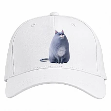 Baseball cap with Print The Secret Life Of Pets Chloe Cat - white