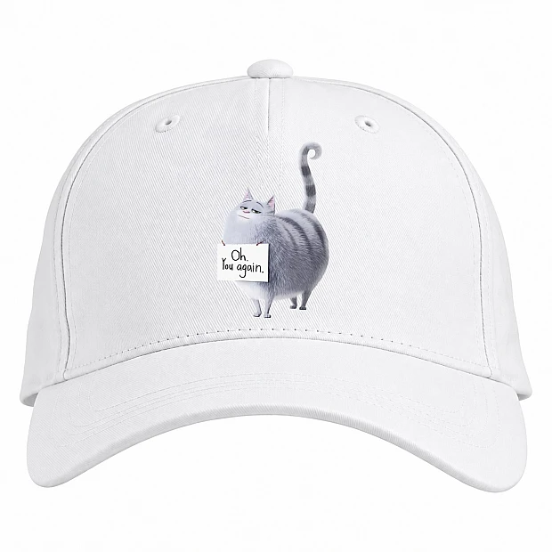 Baseball cap with Print The Secret Life Of Pets You Again - white