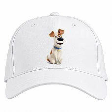 Baseball cap with Print The Secret Life Of Pets Max Dog - white