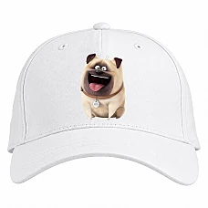 Baseball cap with Print The Secret Life Of Pets Mel - white