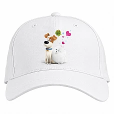 Baseball cap with Print The Secret Life Of Pets Gidget And Max - white