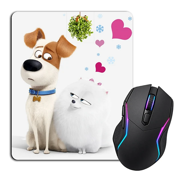Mouse pad with print The Secret Life Of Pets Gidget And Max