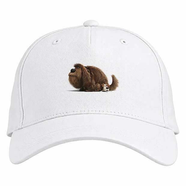 Baseball cap with Print The Secret Life Of Pets Max And Duke - white