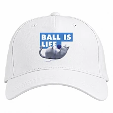 Baseball cap with Print The Secret Life Of Pets Ball Is Life - white