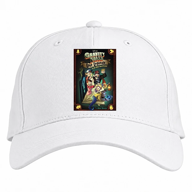 Baseball cap with Print Gravity Falls Lost Legends - white