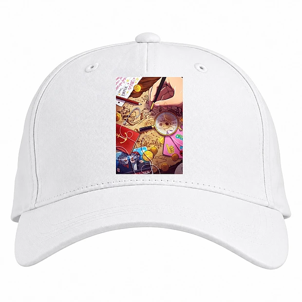 Baseball cap with Print Gravity Falls Objects - white