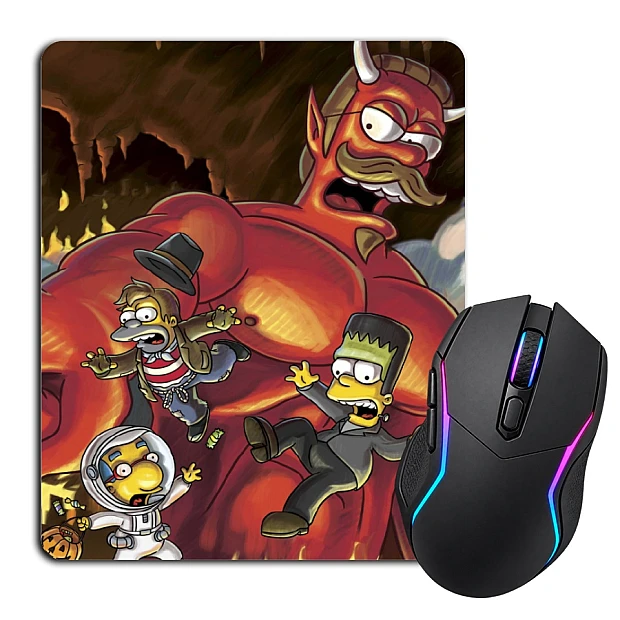 Mouse pad with print The Simpsons Halloween Edition