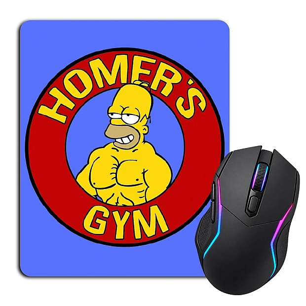 Mouse pad with print The Simpsons Homers Gym