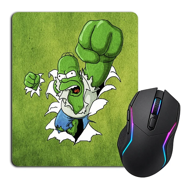 Mouse pad with print The Simpsons Hulk Homer