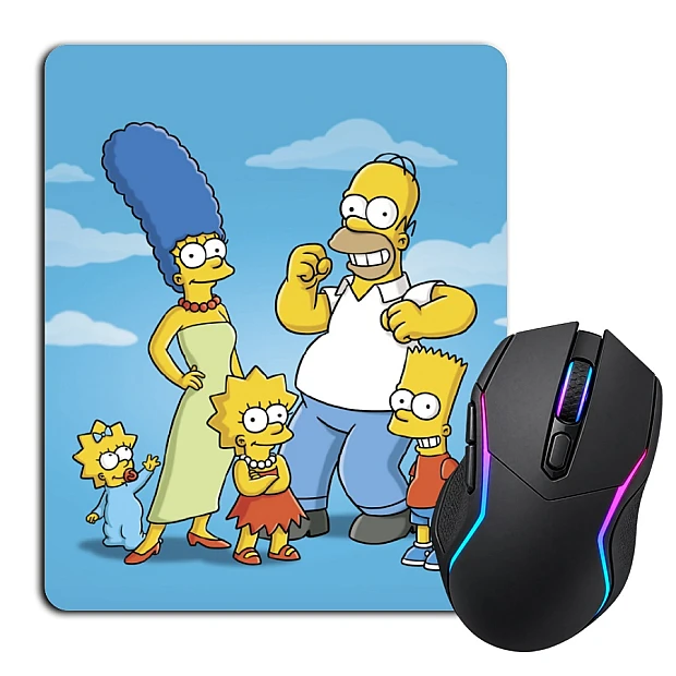 Mouse pad with print The Simpsons All Family