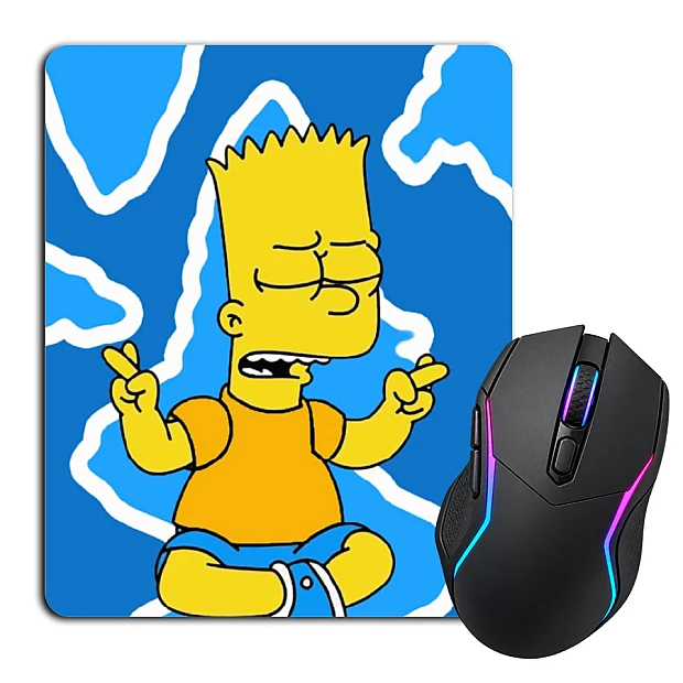 Mouse pad with print The Simpsons Meditation Bart