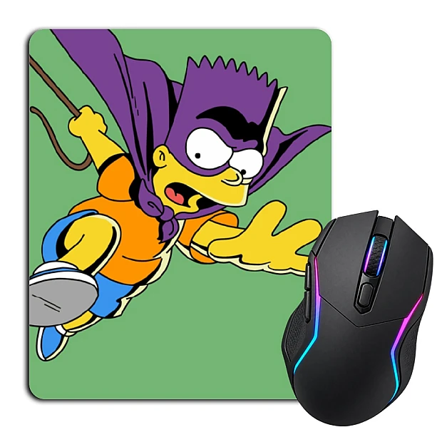 Mouse pad with print The Simpsons Superhero Bart