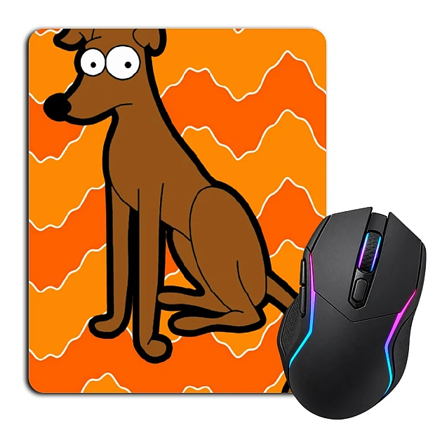 Mouse pad with print The Simpsons Santas Little Helper