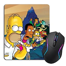 Mouse pad with print The Simpsons Main Characters