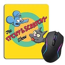 Mouse pad with print The Simpsons Itchy And Scratchy