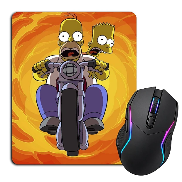 Mouse pad with print The Simpsons Bart And Homer
