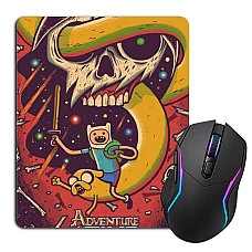 Mouse pad with print Adventure Time Vintage Version