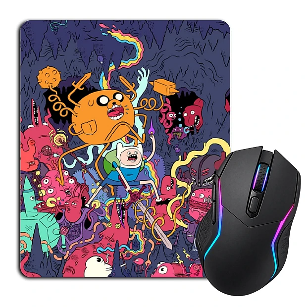 Mouse pad with print Adventure Time Monsters