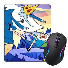 Mouse pad with print Adventure Time Ice King Battle
