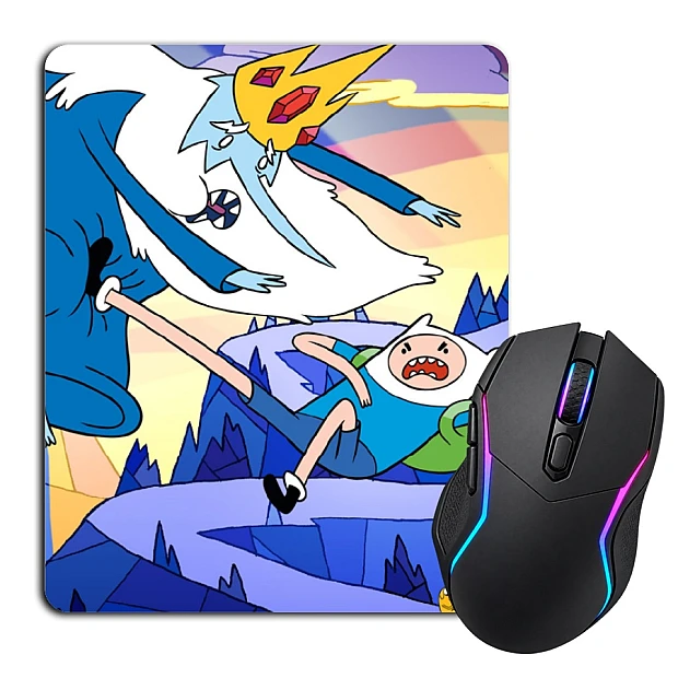Mouse pad with print Adventure Time Ice King Battle