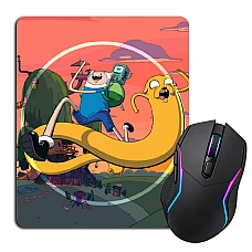 Mouse pad with print Adventure Time Friends
