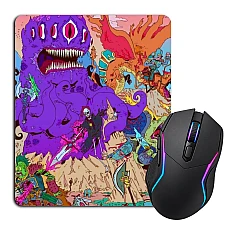 Mouse pad with print Adventure Time Big Monsters