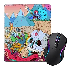 Mouse pad with print Adventure Time Monsters Universe