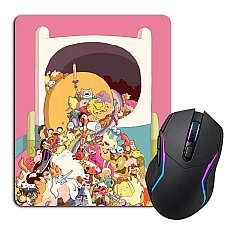 Mouse pad with print Adventure Time Universe Heroes