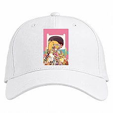 Baseball cap with Print Adventure Time Universe Heroes - white
