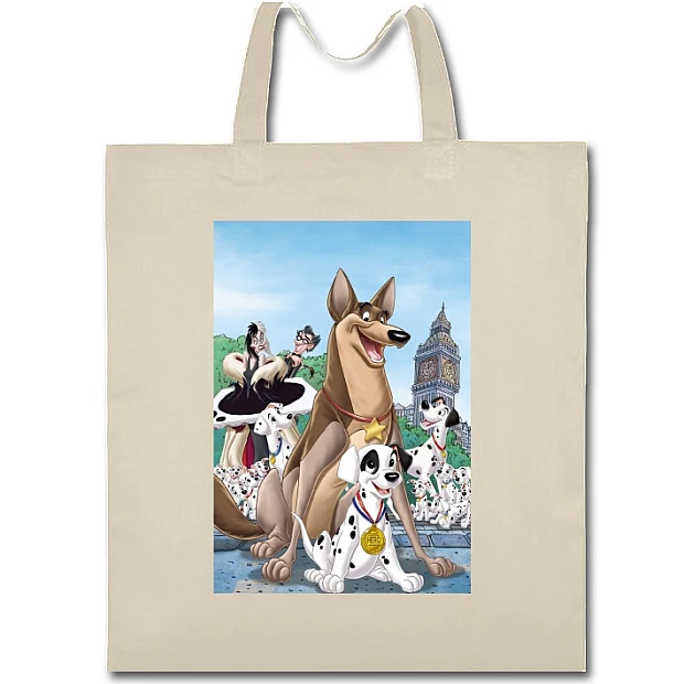 Eco bag with print 101 Dalmatians Main - white