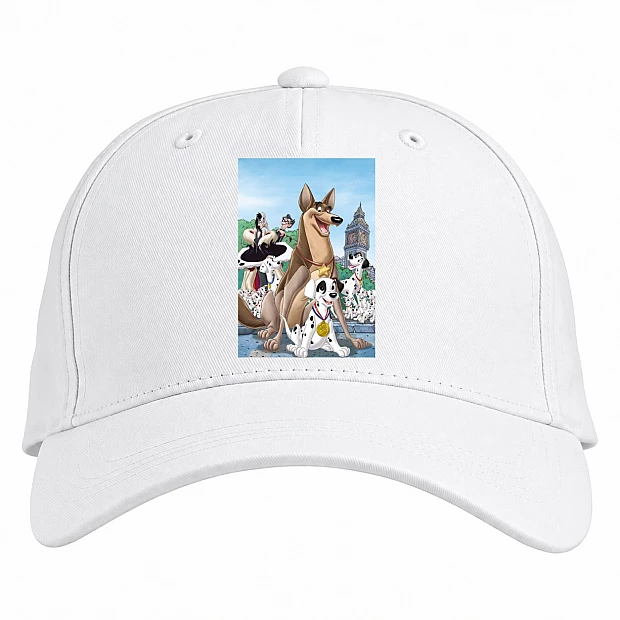 Baseball cap with Print 101 Dalmatians Main - white