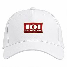 Baseball cap with Print 101 Dalmatians Logo - white