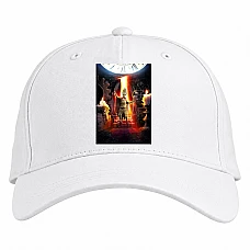 Baseball cap with Print 9 Nine First - white