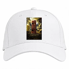 Baseball cap with Print 9 Nine Third And Fourth - white