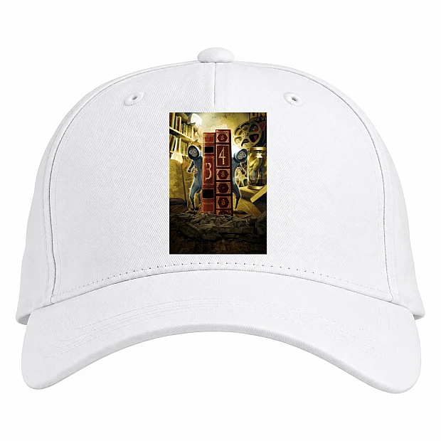 Baseball cap with Print 9 Nine Third And Fourth - white