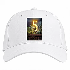 Baseball cap with Print 9 Nine Fifth - white