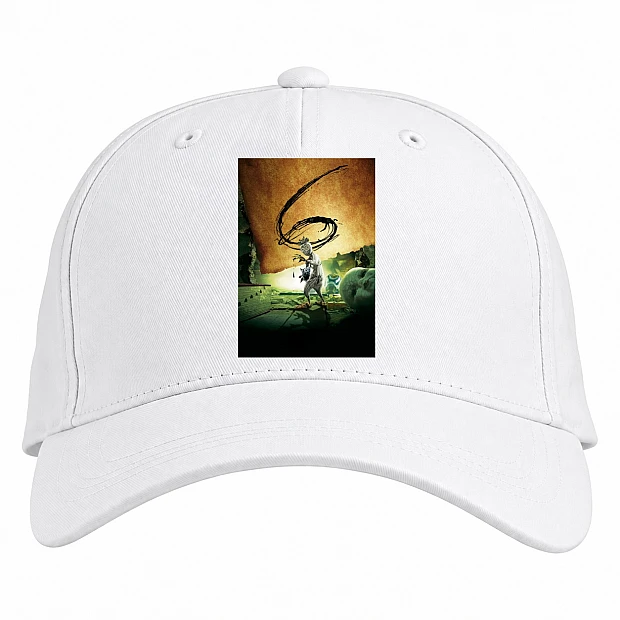 Baseball cap with Print 9 Nine Sixth - white