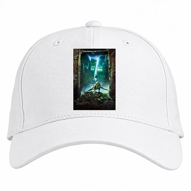 Baseball cap with Print 9 Nine Seventh - white